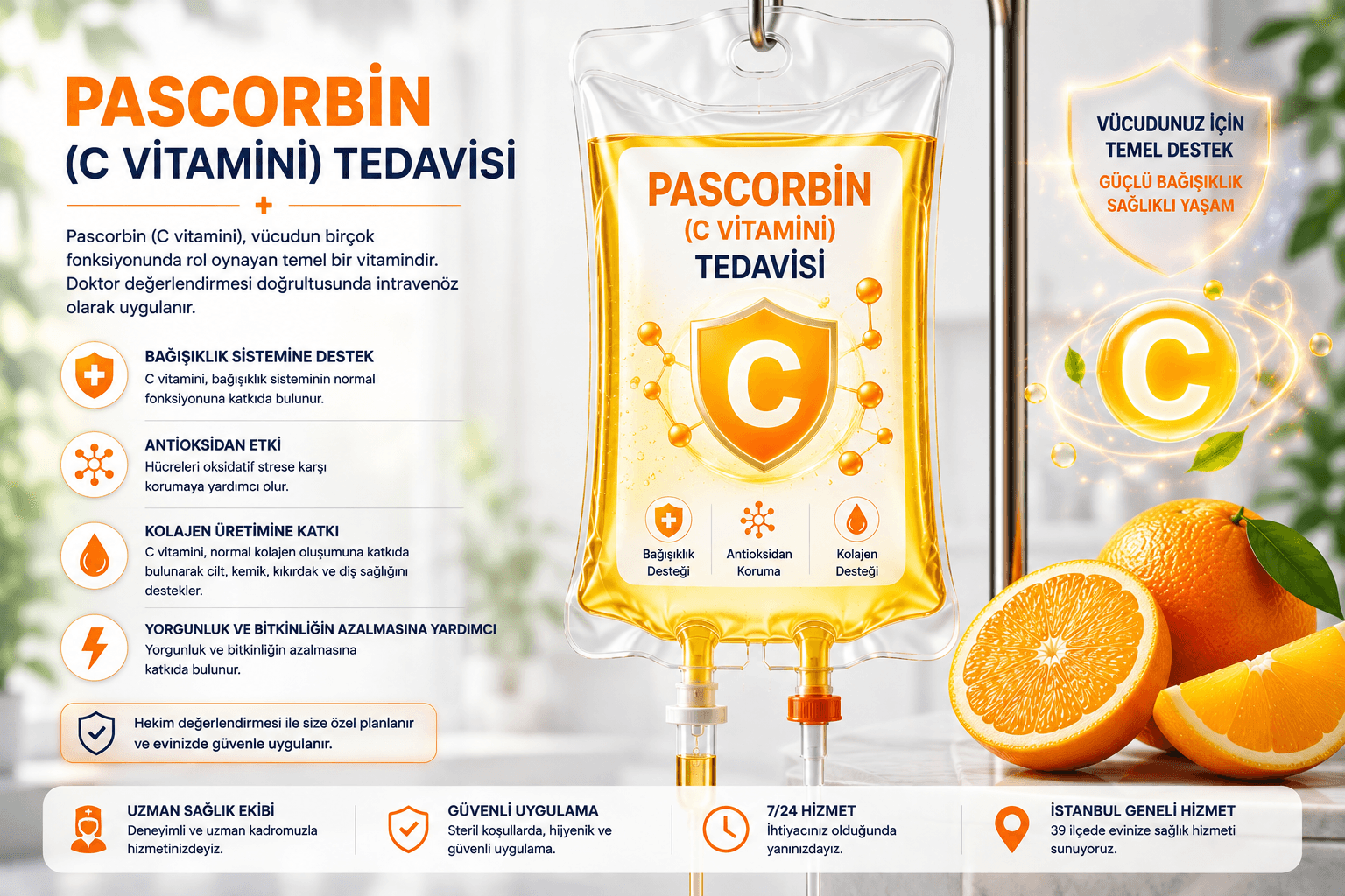 Pascorbin Tedavisi - MEDİSU Evde Sağlık Hizmetleri